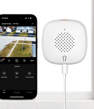 3MP 2K Window Camera,2.4GHz & 5GHz WiFi Indoor Cameras for Home Security with ChroMax Al Color Night Vision,Person & Motion Detection,24/7 Recording,Easy & Quick Install